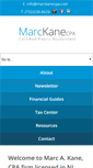 Mobile Screenshot of marckanecpa.com